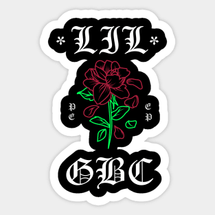 Peep Rose Sticker